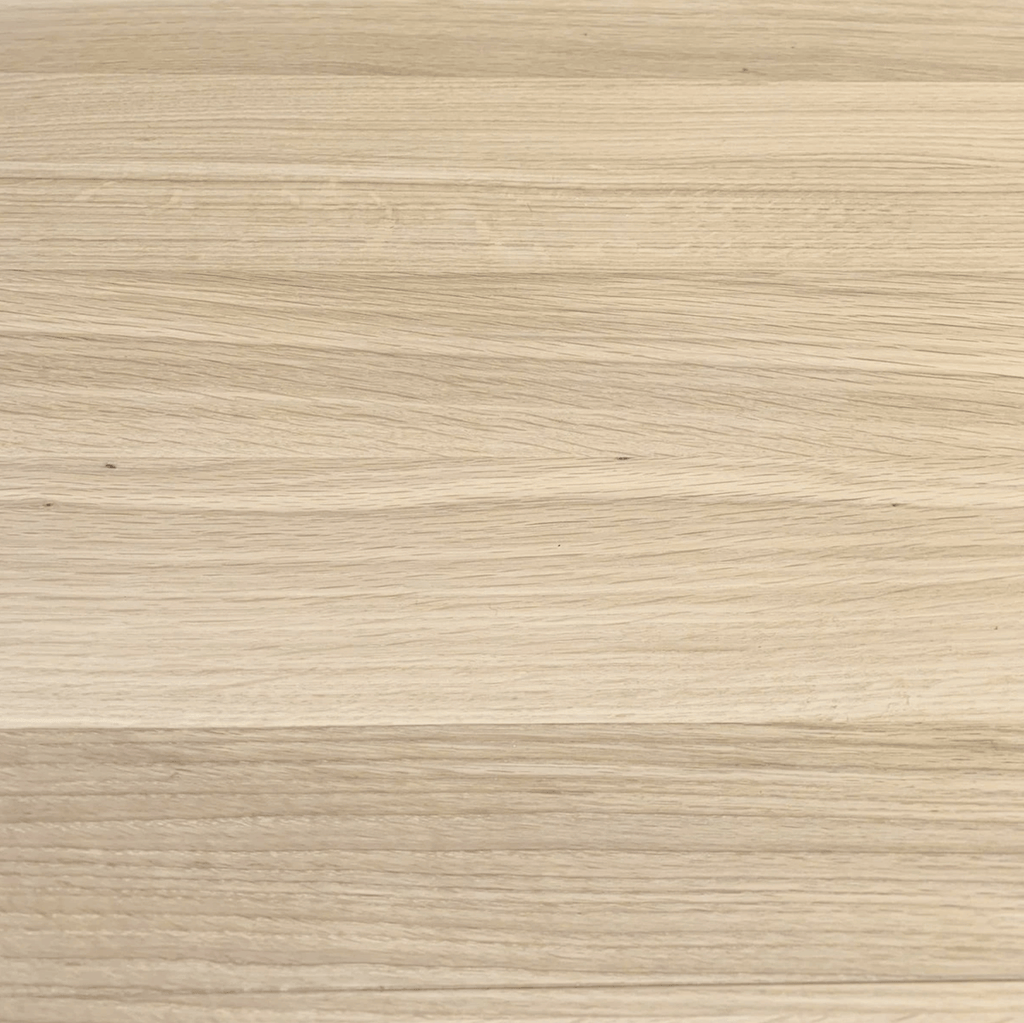 Table à manger ronde scandinave en chêne massif avec pied central sculptural pour salle à manger