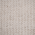 Tapis chevron contemporain 100 % laine tissé à la main, à poils ras, tons neutres sable, pour salon