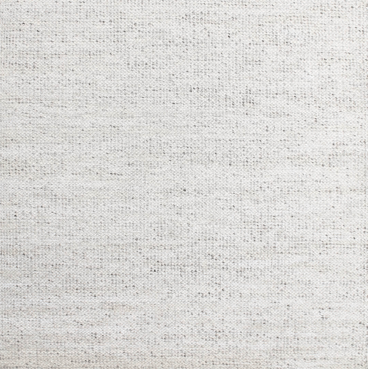 Tapis plat en 100 % laine durable avec finition chinée résistant à l'écrasement, couleur argent, pour salon