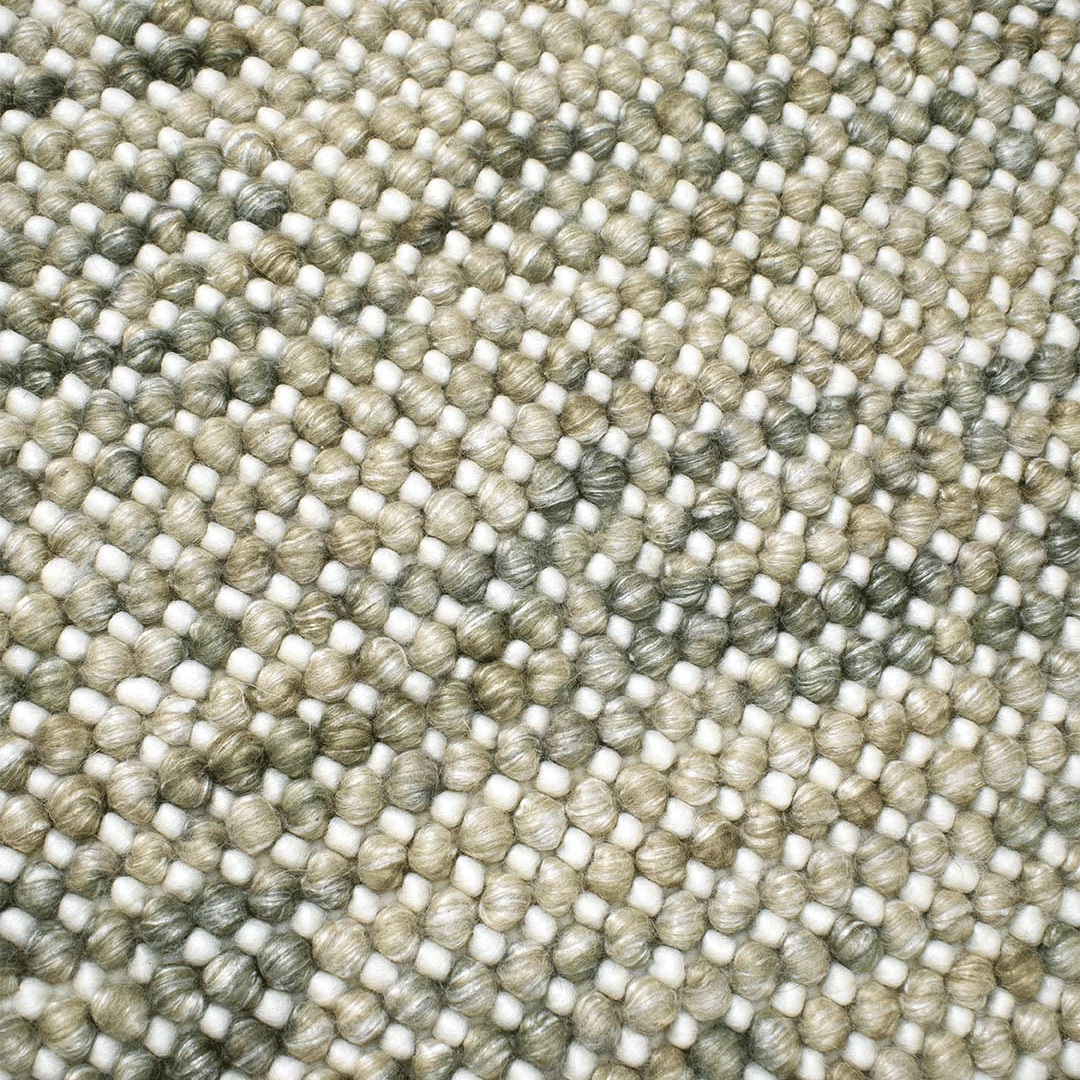 Tapis bouclé bohème 100 % laine tissé à la main, tons automnaux chaleureux, pour salon