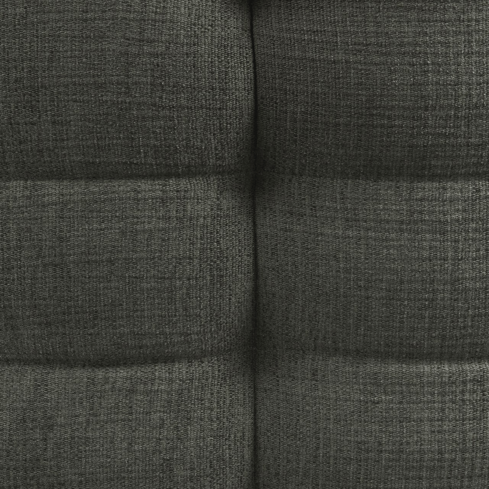 Fauteuil en coton recyclé écologique avec assise capitonnée en mousse haute densité pour salon