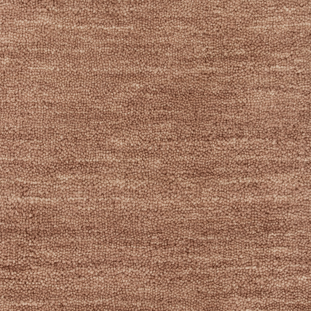 Tapis de salon luxueux 100 % laine de Nouvelle-Zélande à poils épais rose bois de rose