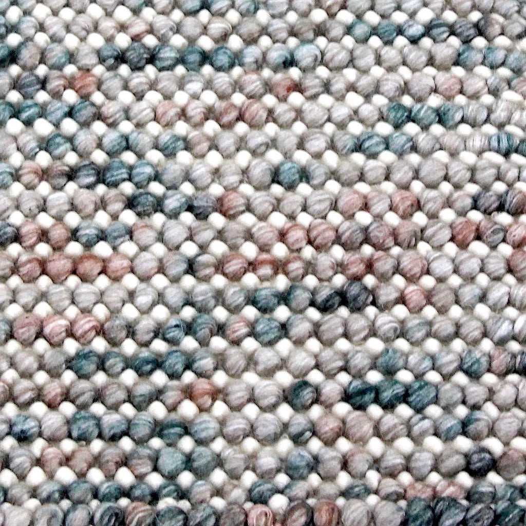 Tapis bohème 100 % laine tissé à la main, à bouclettes, motif multicolore sarcelle pour salon