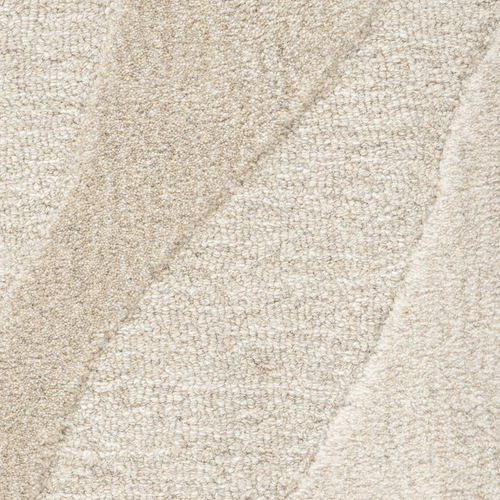 Tapis 100 % laine tufté à la main Coastal avec motif à courbes organiques pour salon